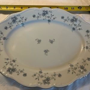 Johann Haviland Blue Garland Bavaria Germany Platter